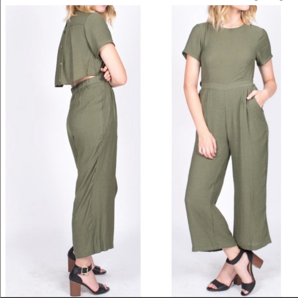 Mod Ref green jumpsuit